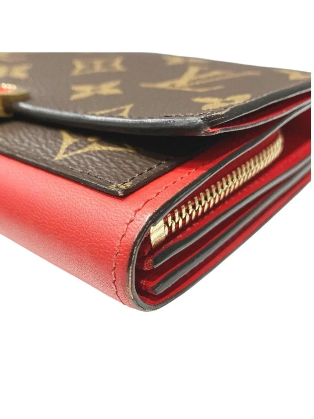 Louis Vuitton Portefeuille Flor Compact Monogram Bifold Wallet Canvas